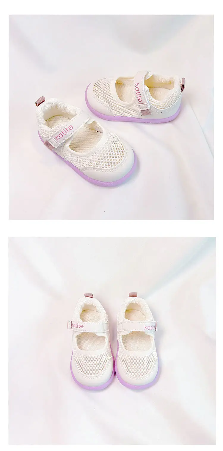 Baby Mesh Sandals White Blue Purple 2025 Summer — feature 9