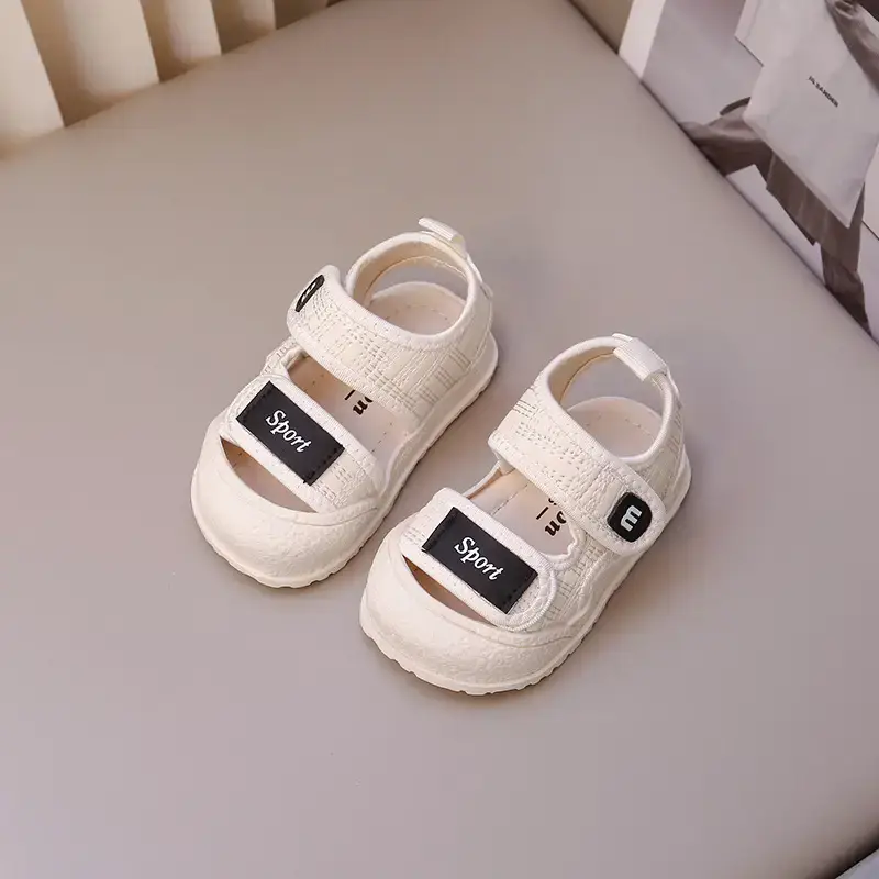 Baby Sandals White Non-Slip Toddler Shoes
