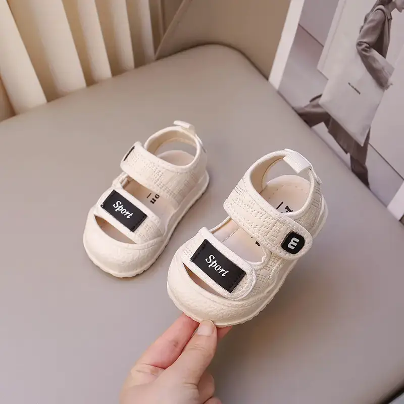 Baby Sandals White Non-Slip Toddler Shoes