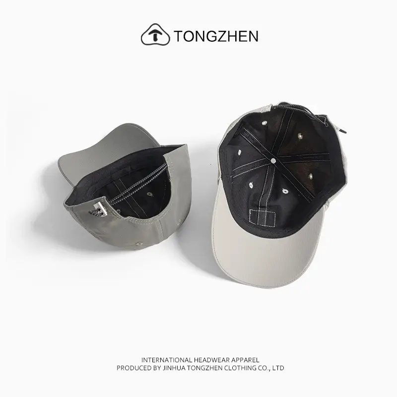 TongZhen Duckbill Cap Grey Spring Summer Outdoor Hiking Hat