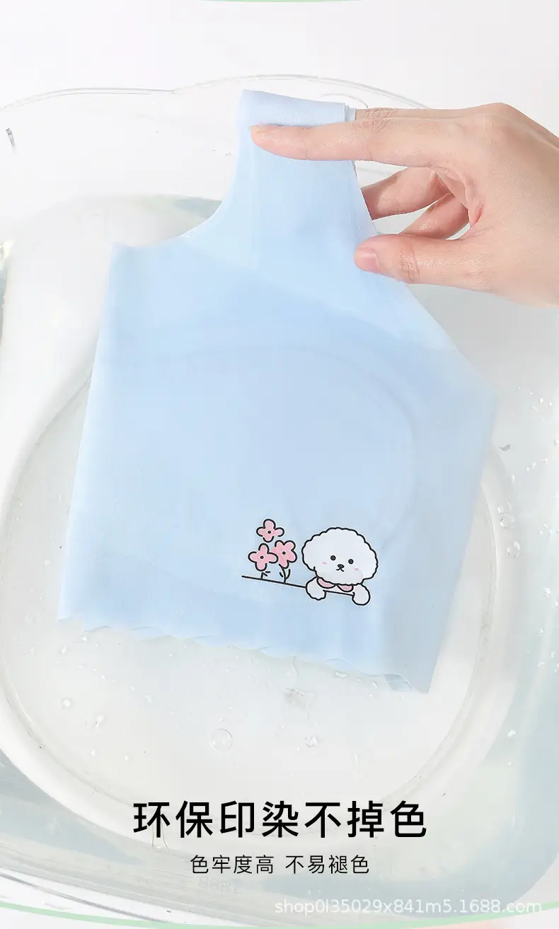 Girls' Development Period Intimates 7-14 Years Old Students' Seamless Ice Silk Sports Anti-Bump Vest Girls' Popular Tube Top — feature 8