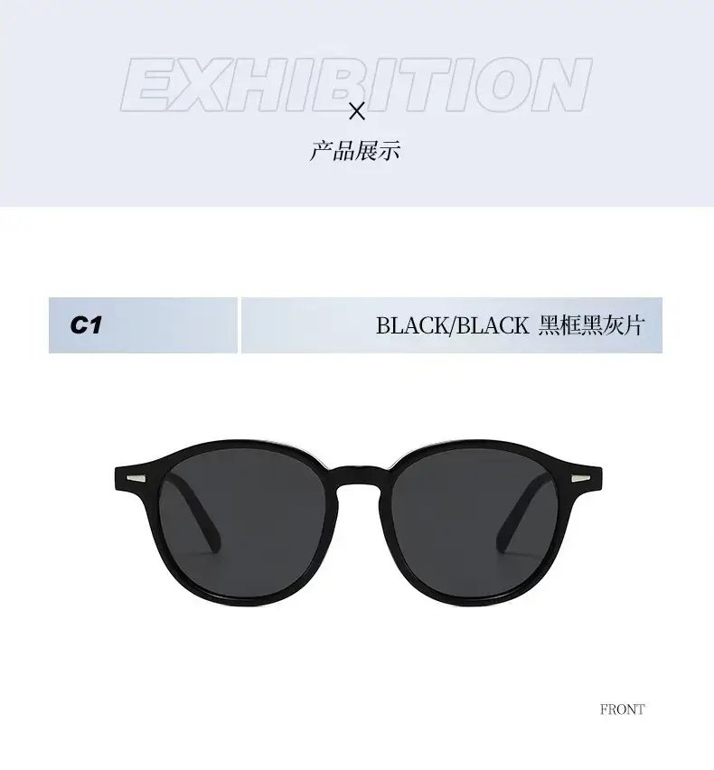 Women Retro Artistic Sunglasses Anti-UV Cross Border — feature 10