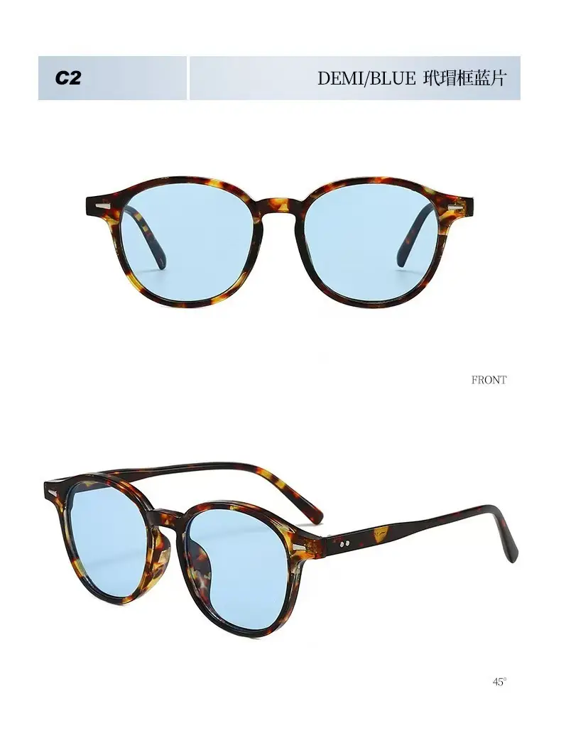 Women Retro Artistic Sunglasses Anti-UV Cross Border — feature 12