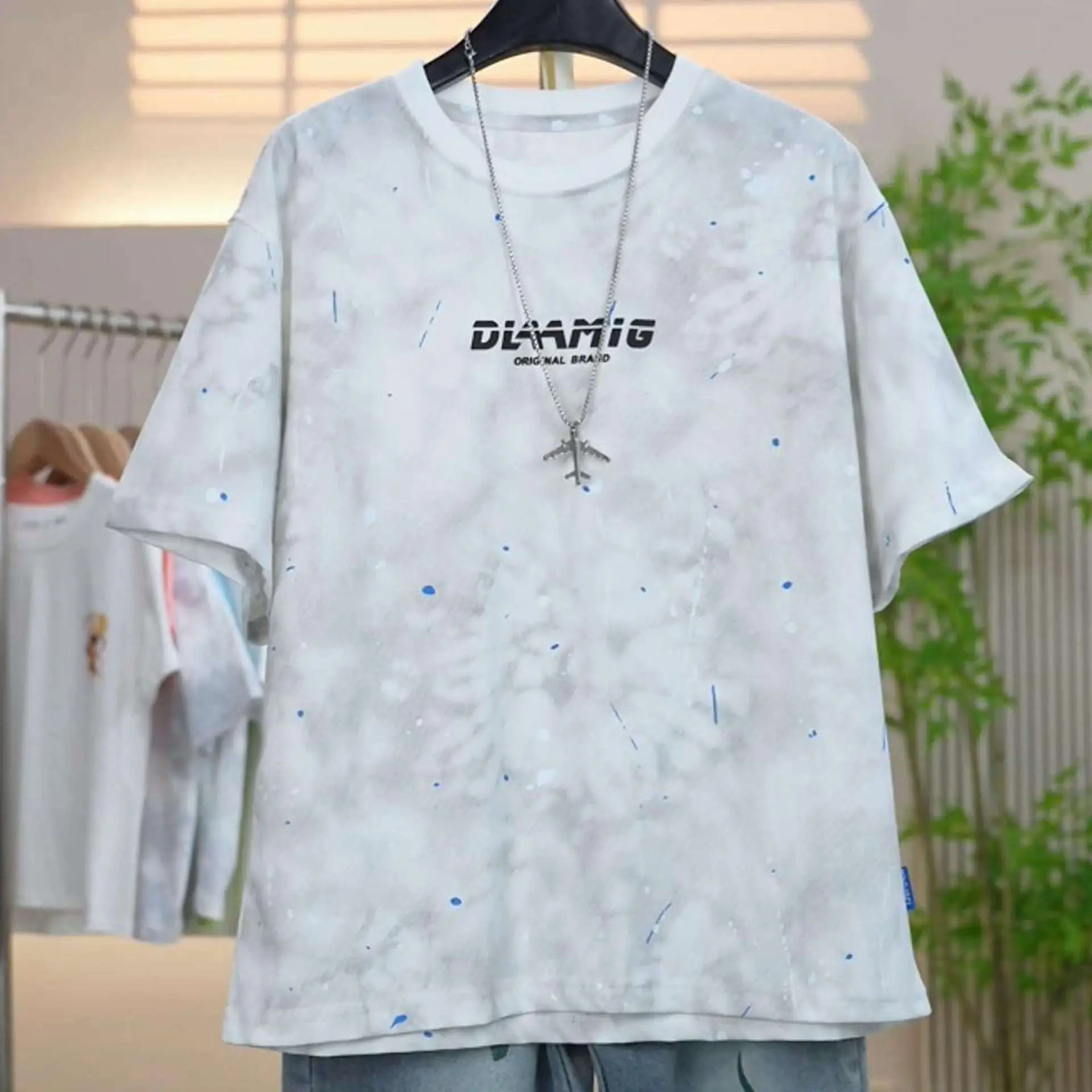 Boys Summer T-Shirt Set Loose Casual Round Neck Medium Large - Image 4