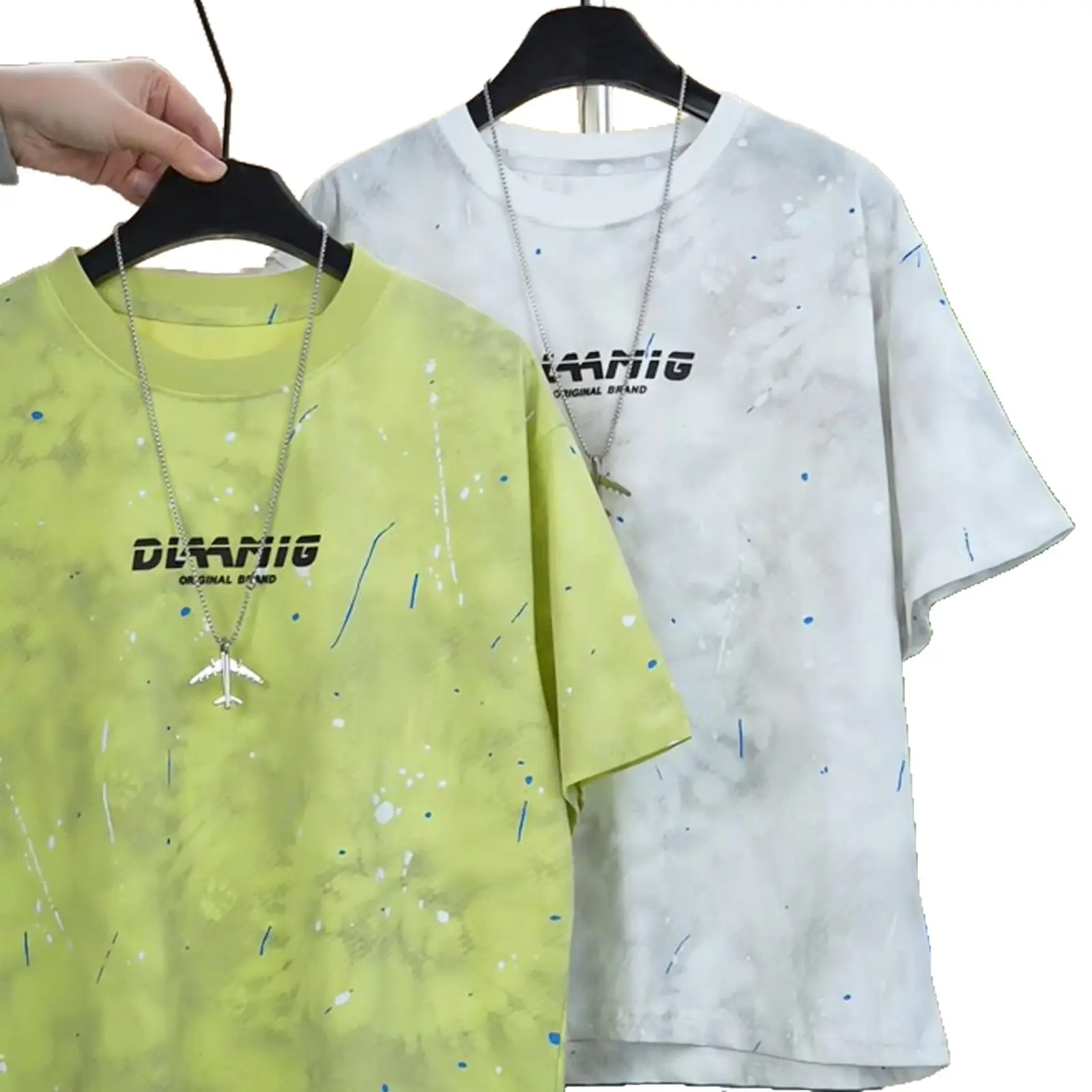 Boys Summer T-Shirt Set Loose Casual Round Neck Medium Large - Image 7