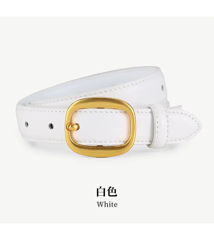 2025 Women Genuine Leather Belt with Gold Buckle — feature 24