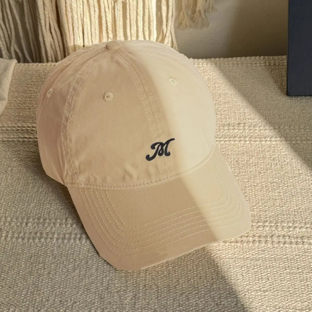 Red Baseball Cap Men Large Head Circumference Duckbill Sun Hat - Image 7
