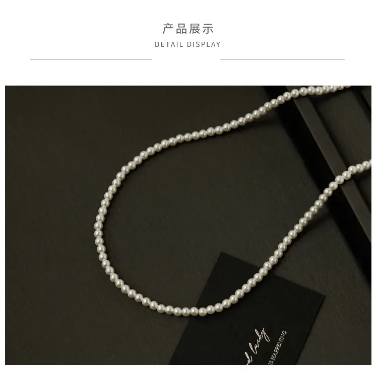 925 Sterling Silver Pearl Necklace for Women — feature 3