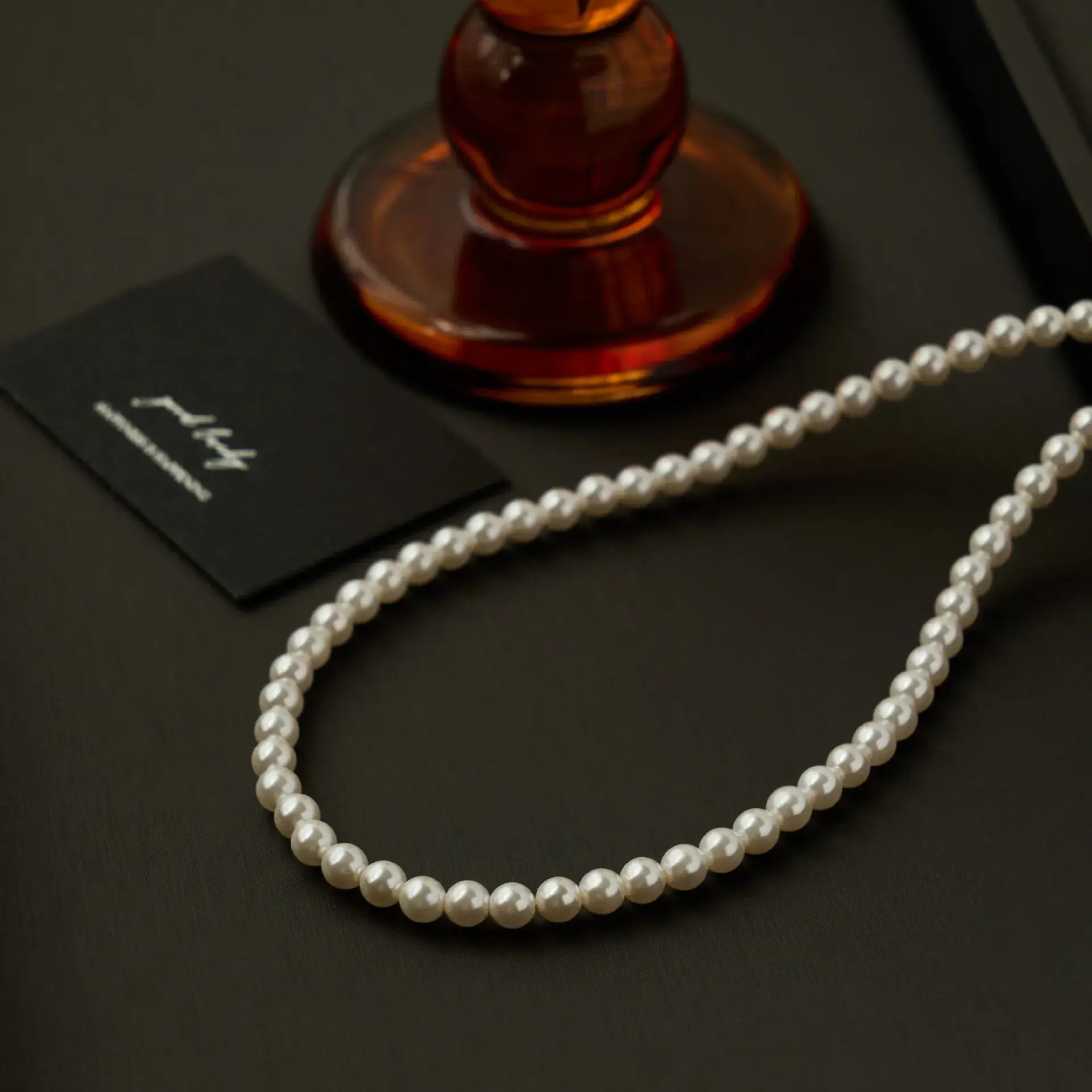 925 Sterling Silver Pearl Necklace for Women - Image 3