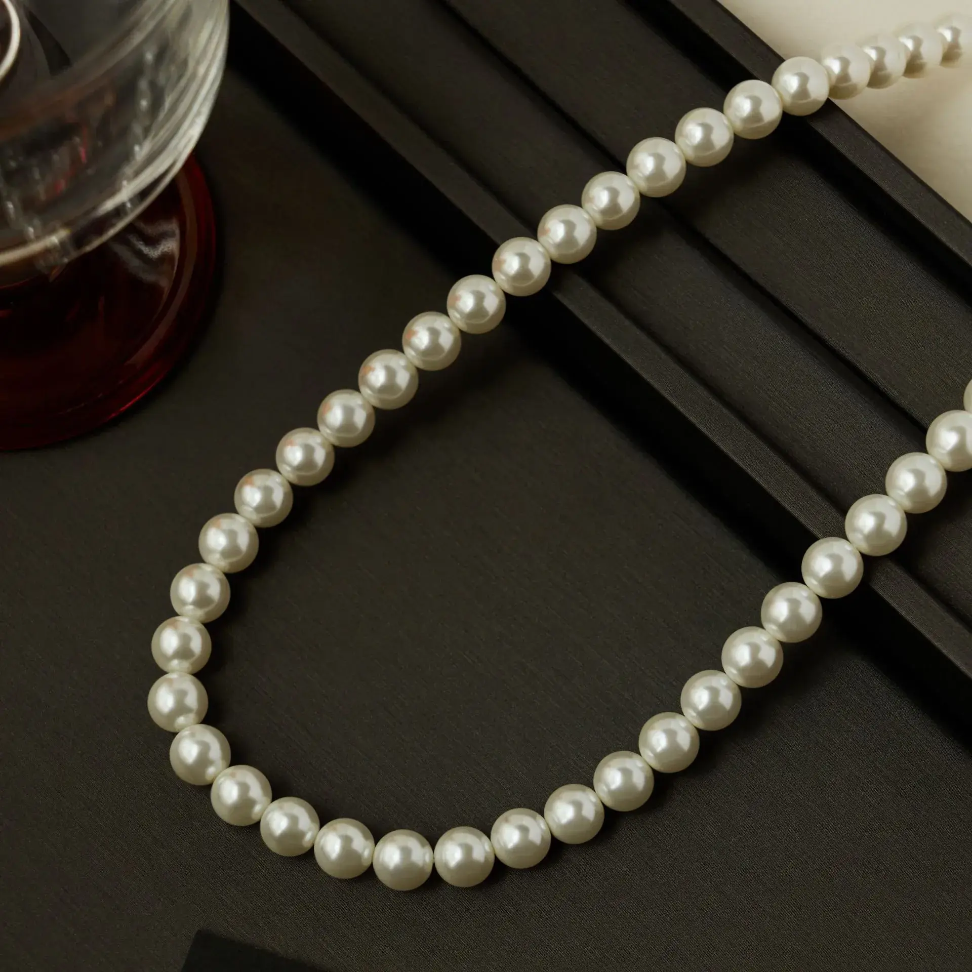 925 Sterling Silver Pearl Necklace for Women - Image 5