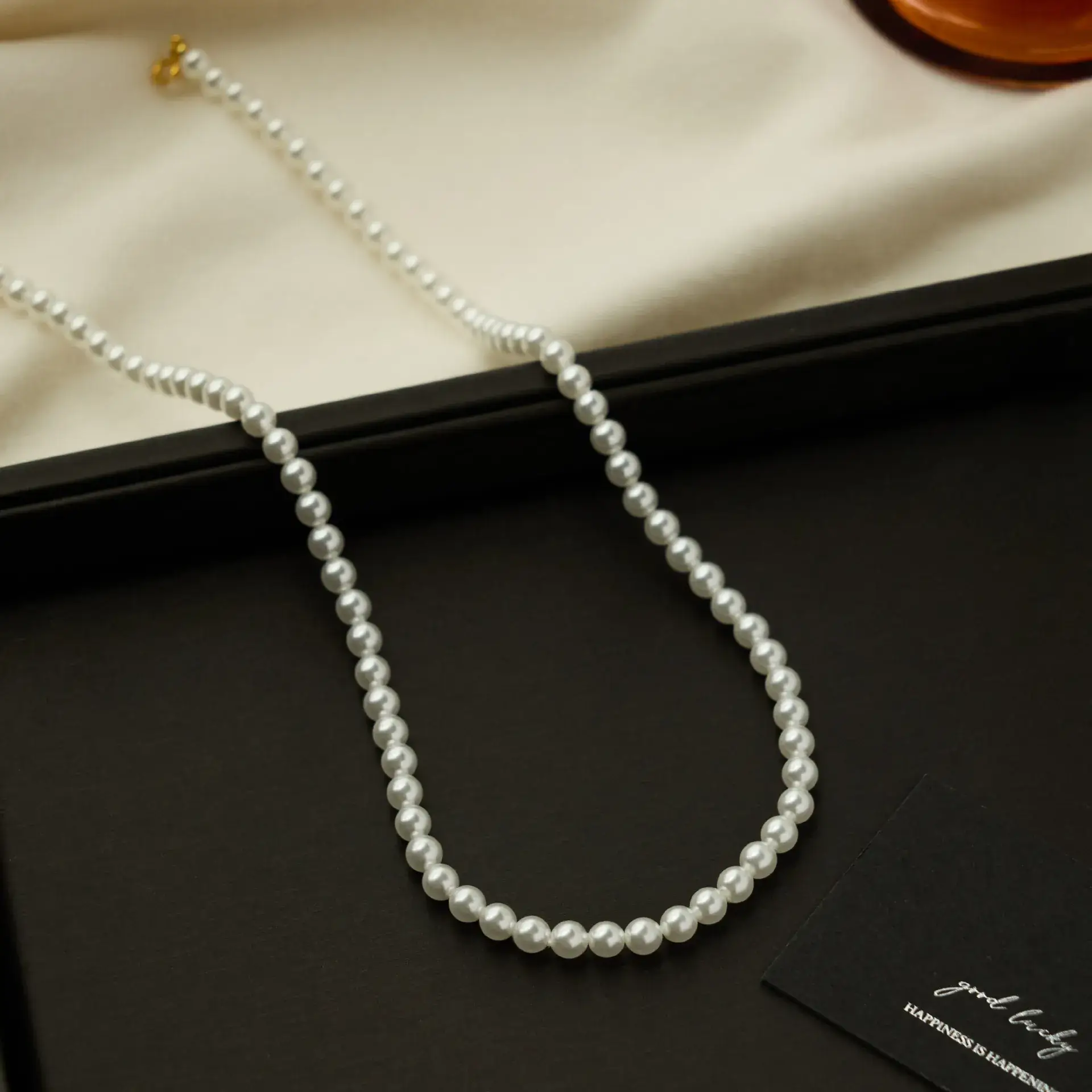 925 Sterling Silver Pearl Necklace for Women - Image 8