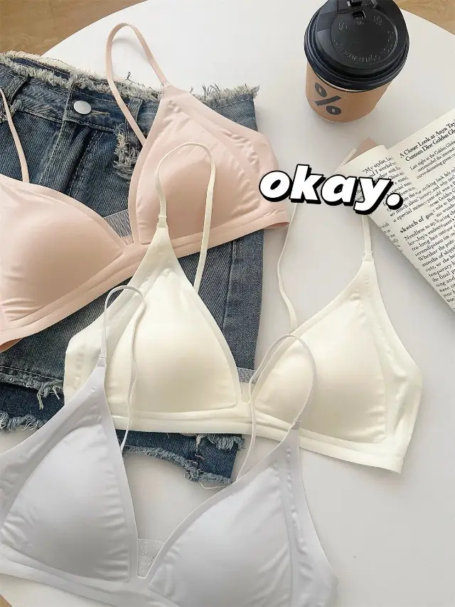 French Deep V Satin Intimates for Women with Small Breasts, Comfortable and High-End Thin Shoulder Straps, Thin Seamless Triangle Cup Bra — feature 8