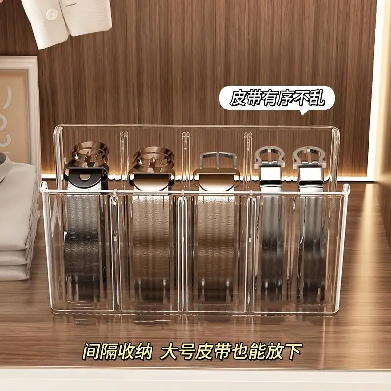Transparent Acrylic Belt Storage Box for Wardrobe Drawer - Image 6