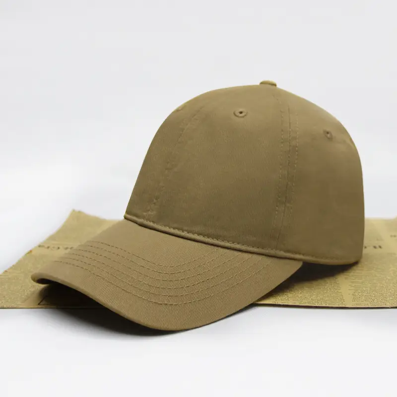 Olive Green Men Sun Cap Spring Summer - Image 2