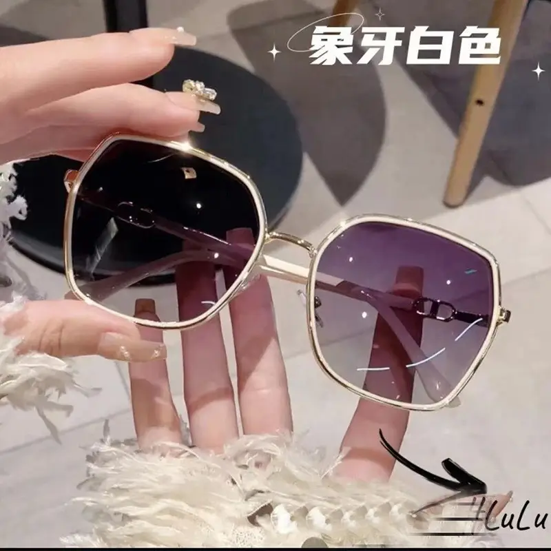 New Style Large Frame UV Protective Sunglasses for Women - Image 2