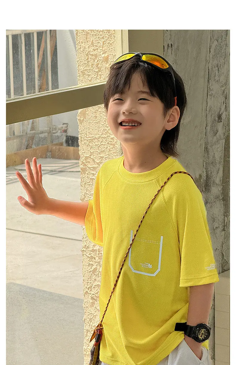 Zhenpinxuan Kids Sports T-Shirt Light Blue 2025 — feature 27