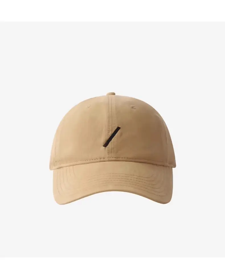 Women Red Baseball Cap Wide Brim Sunshade — feature 13