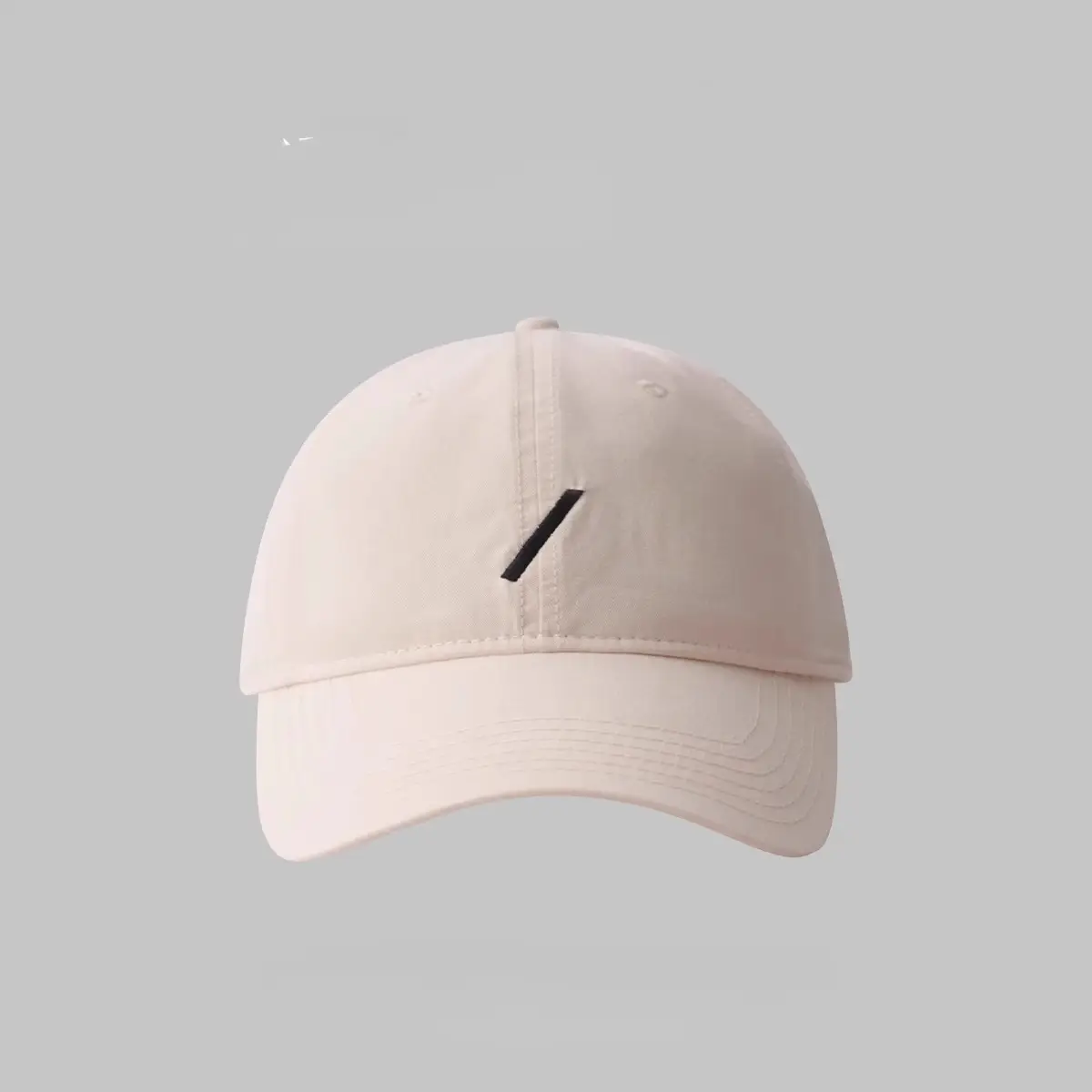 Women Red Baseball Cap Wide Brim Sunshade - Image 4