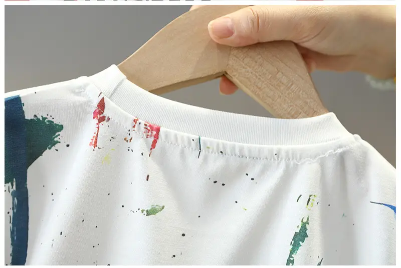 8562 Boys T-Shirt 2026 Summer Kids Short Sleeve — feature 9