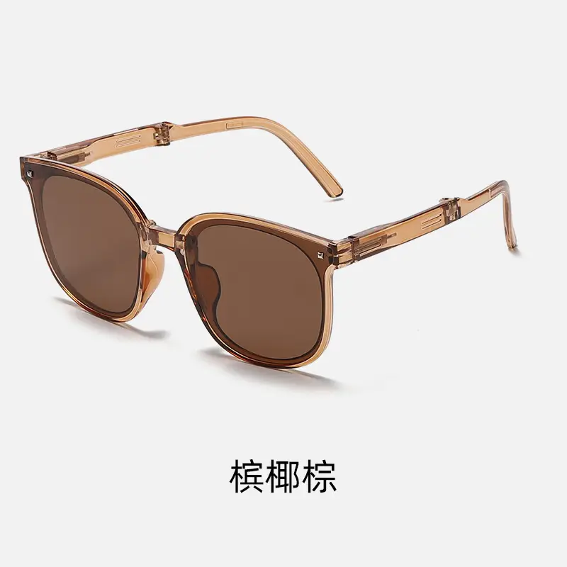 2026 Foldable Sunglasses UV Protection Black Women - Image 2
