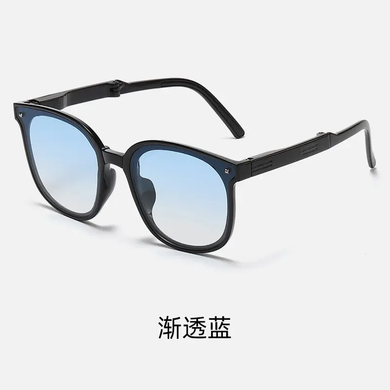 2026 Foldable Sunglasses UV Protection Black Women - Image 3