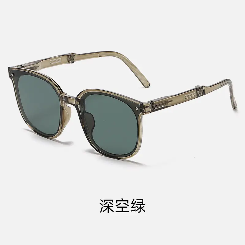 2026 Foldable Sunglasses UV Protection Black Women - Image 4