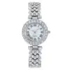 Diamond Encrusted Women's Watch with Roman Pattern - Image 2