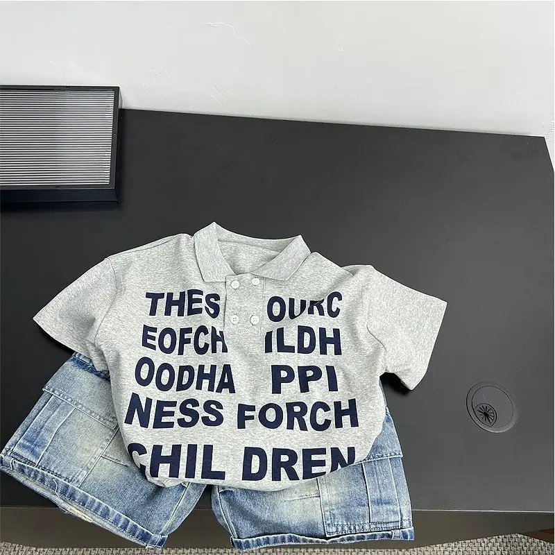 Boys T-Shirt Short Sleeve Polo Summer Wear 2025 — feature 1