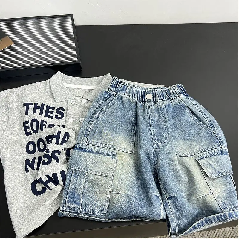 Boys T-Shirt Short Sleeve Polo Summer Wear 2025 — feature 9