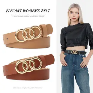 Black Rivet Waist Belt for Women Cross Border European American — feature 1