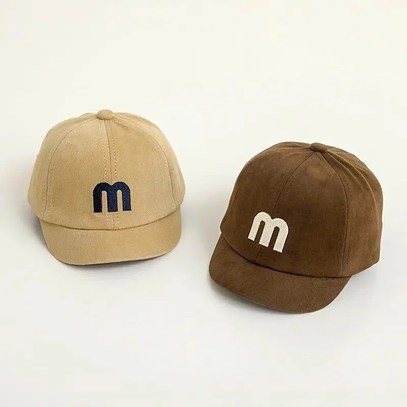 Baby Embroidered Baseball Cap Tan Spring Summer - Image 9