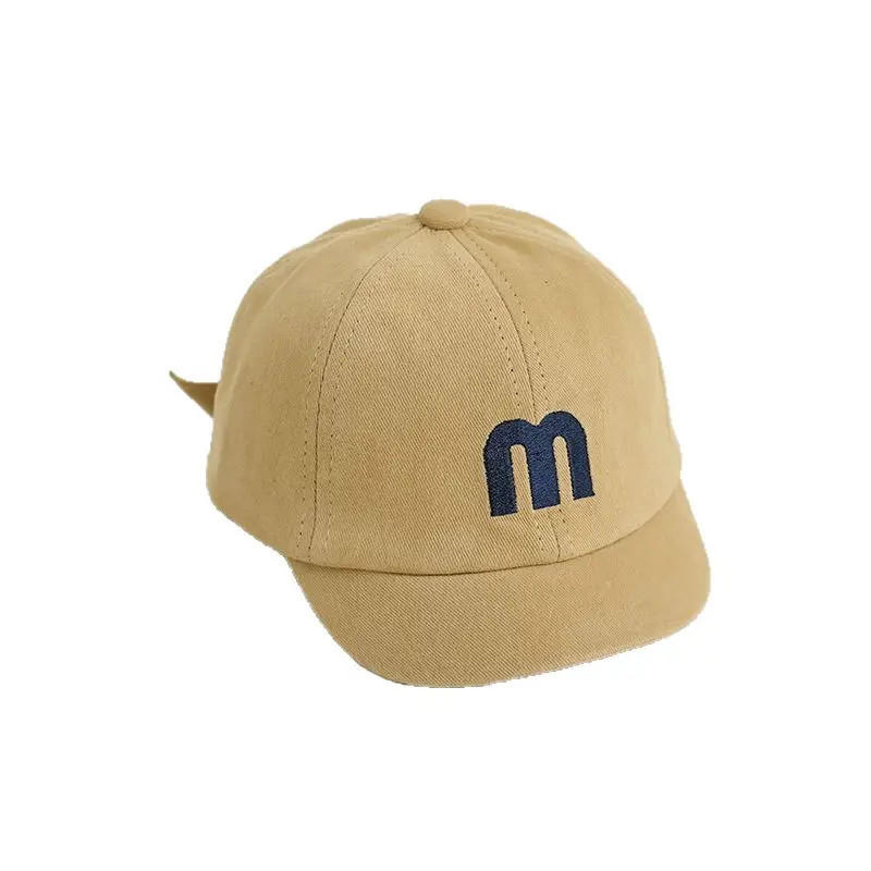 Baby Embroidered Baseball Cap Tan Spring Summer - Image 11