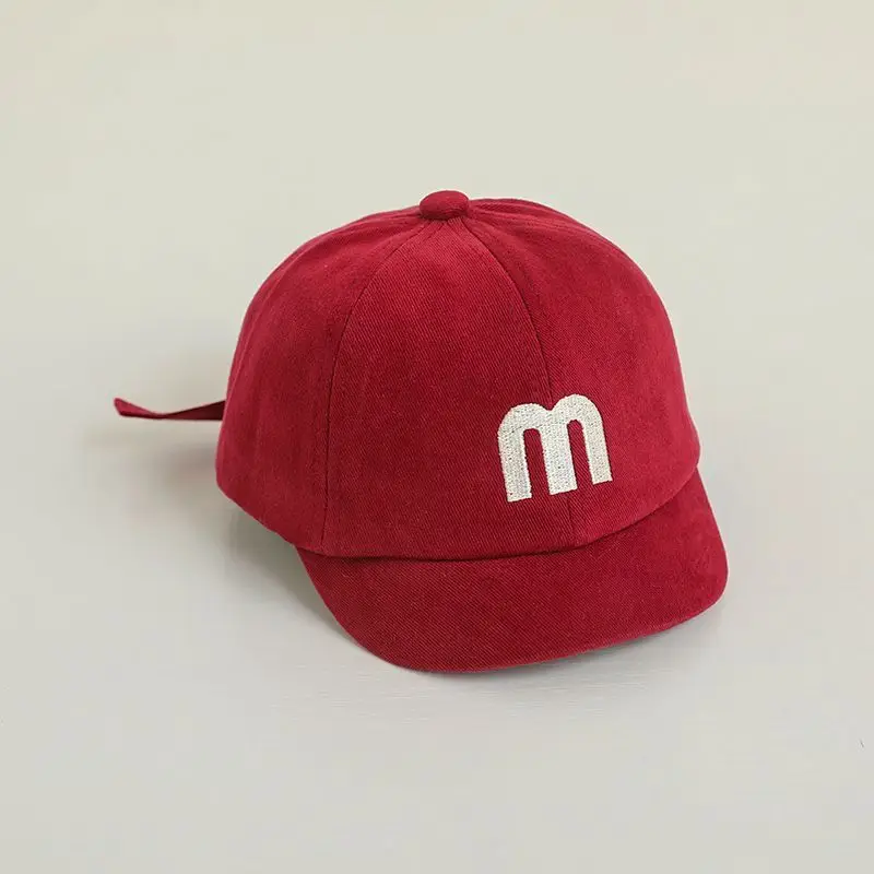 Baby Embroidered Baseball Cap Tan Spring Summer — feature 11