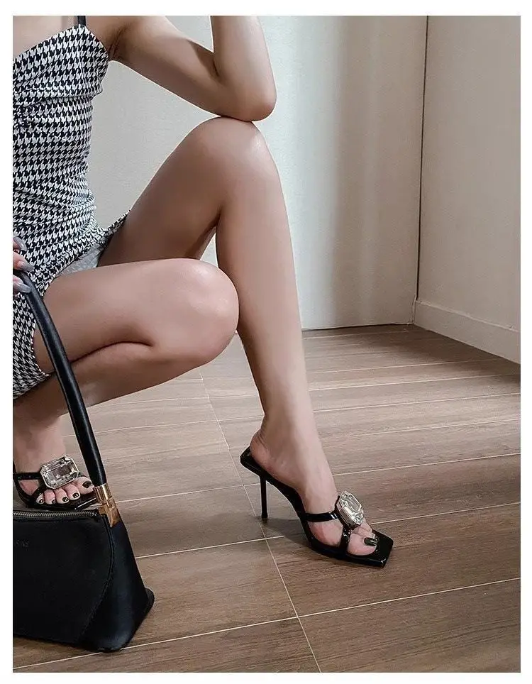 Women Transparent Rhinestone Stiletto Sandals 2025 — feature 10