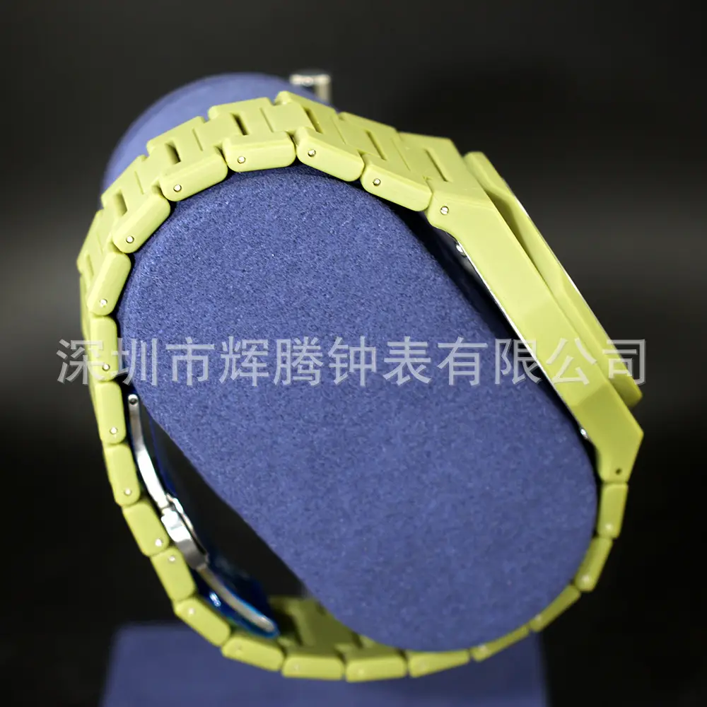 Green Butterfly Buckle Watch for Men Women - Image 3