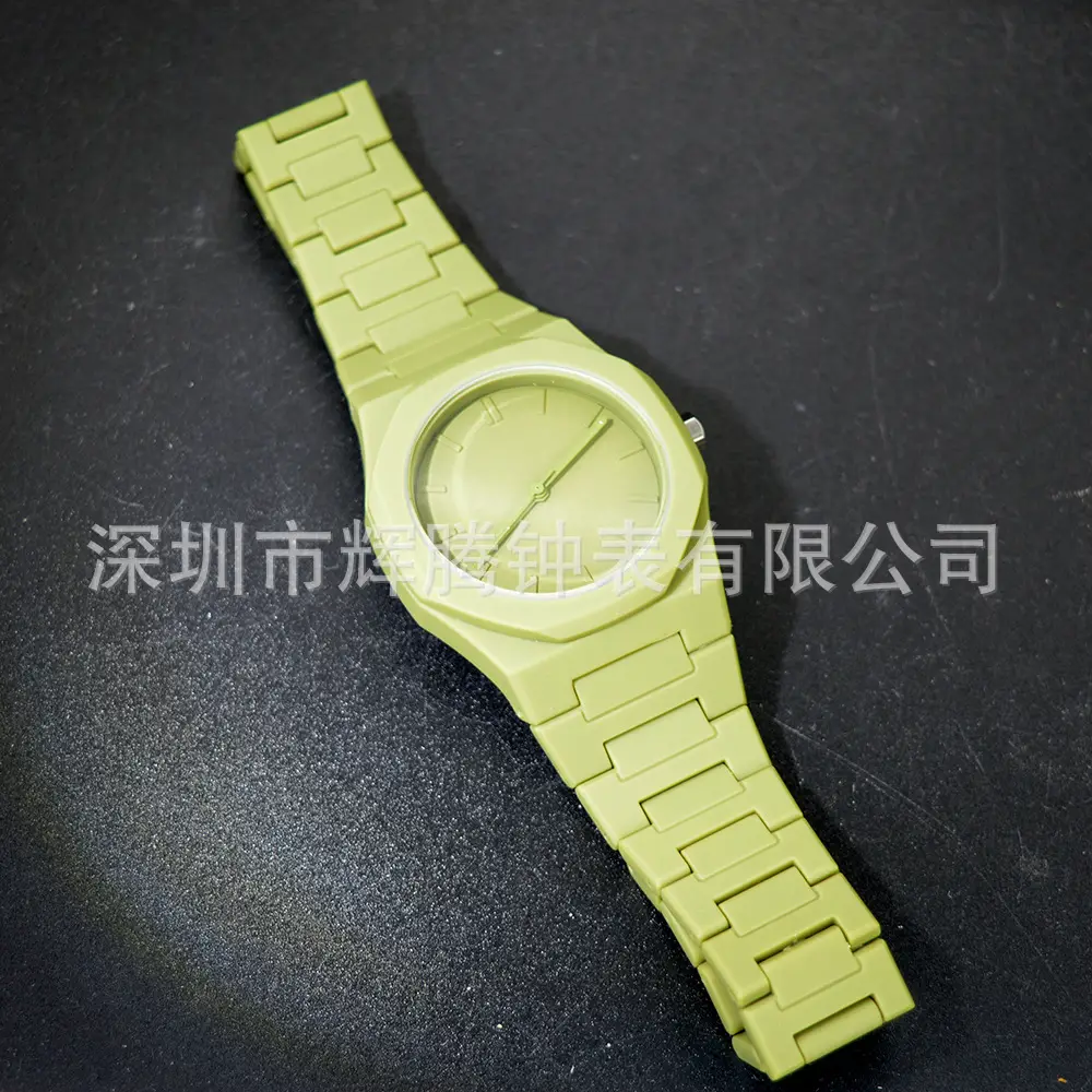 Green Butterfly Buckle Watch for Men Women - Image 4