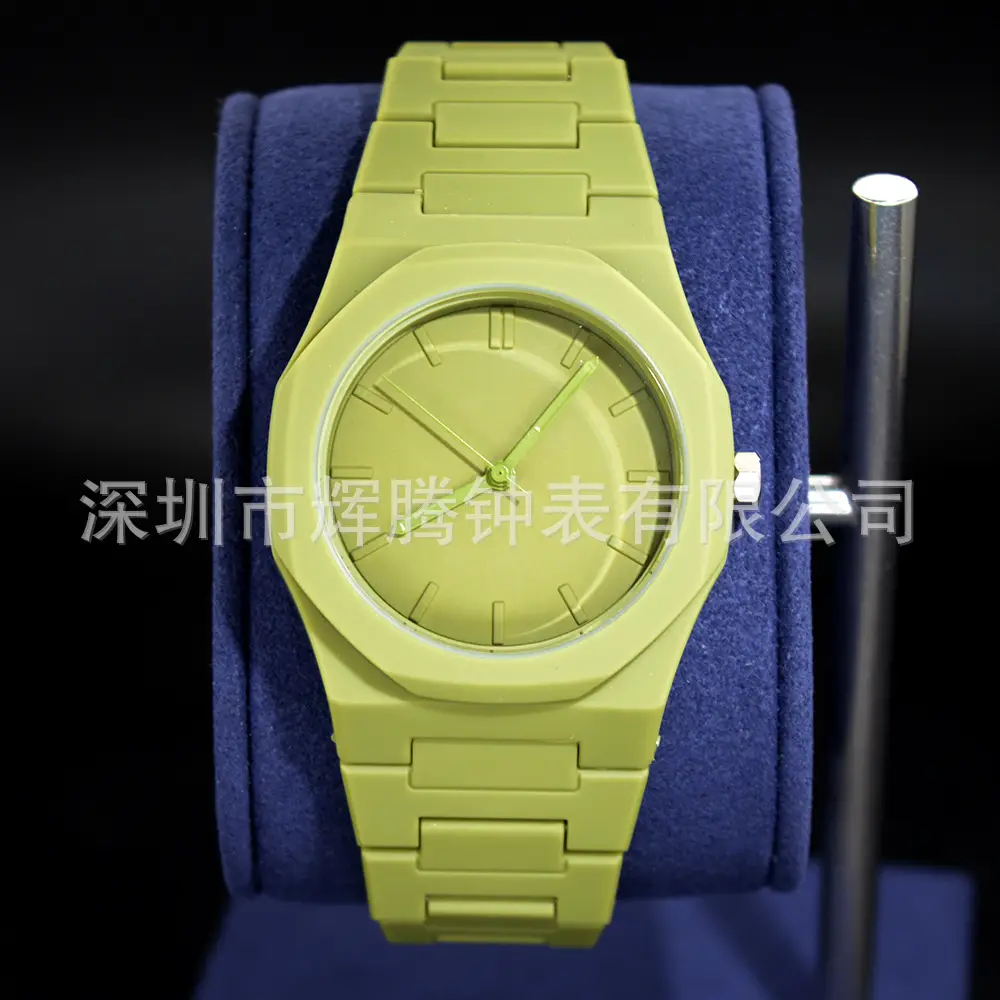 Green Butterfly Buckle Watch for Men Women — feature 2
