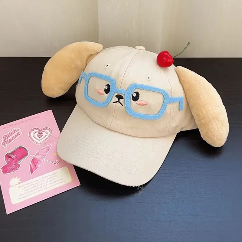 Japanese Style Cartoon Glasses Cap for Girls - Image 6