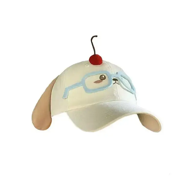 Japanese Style Cartoon Glasses Cap for Girls - Image 7