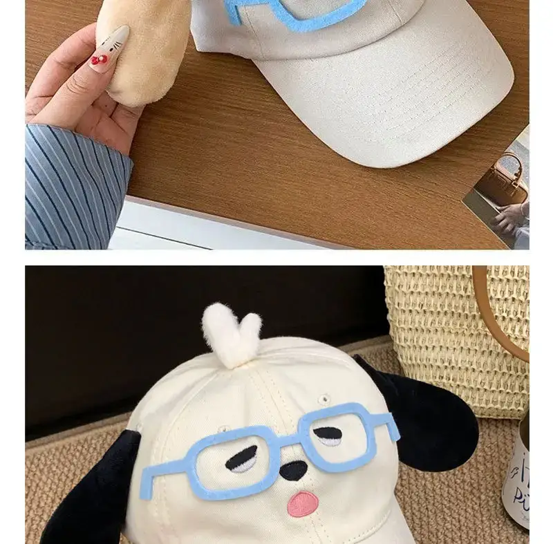 Japanese Style Cartoon Glasses Cap for Girls — feature 6
