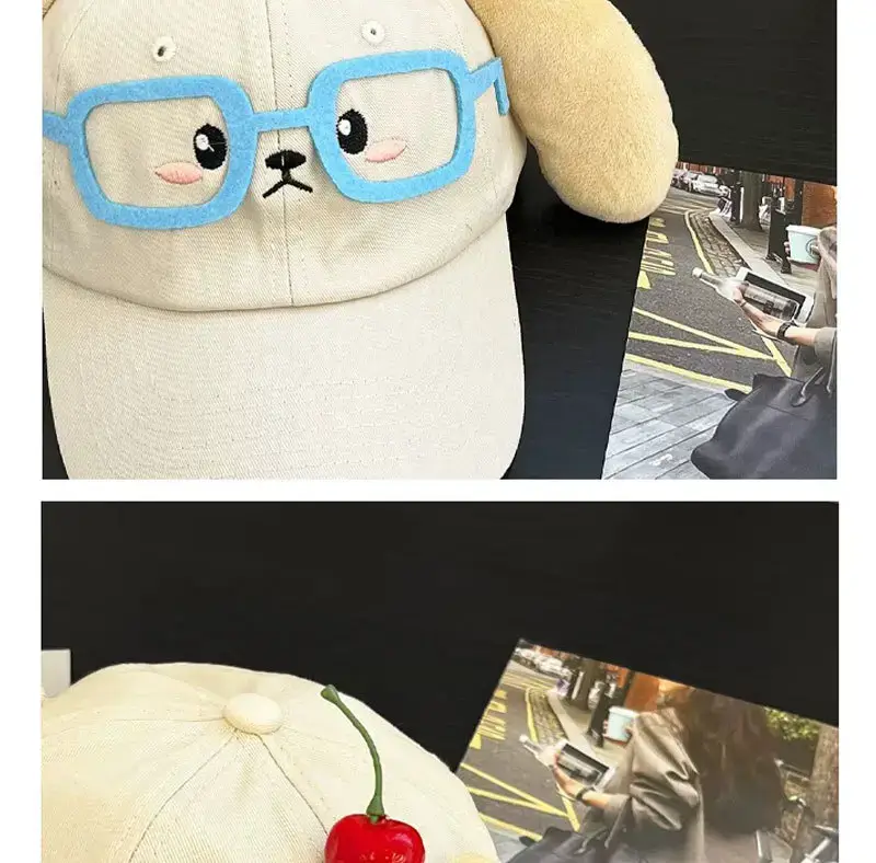 Japanese Style Cartoon Glasses Cap for Girls — feature 9
