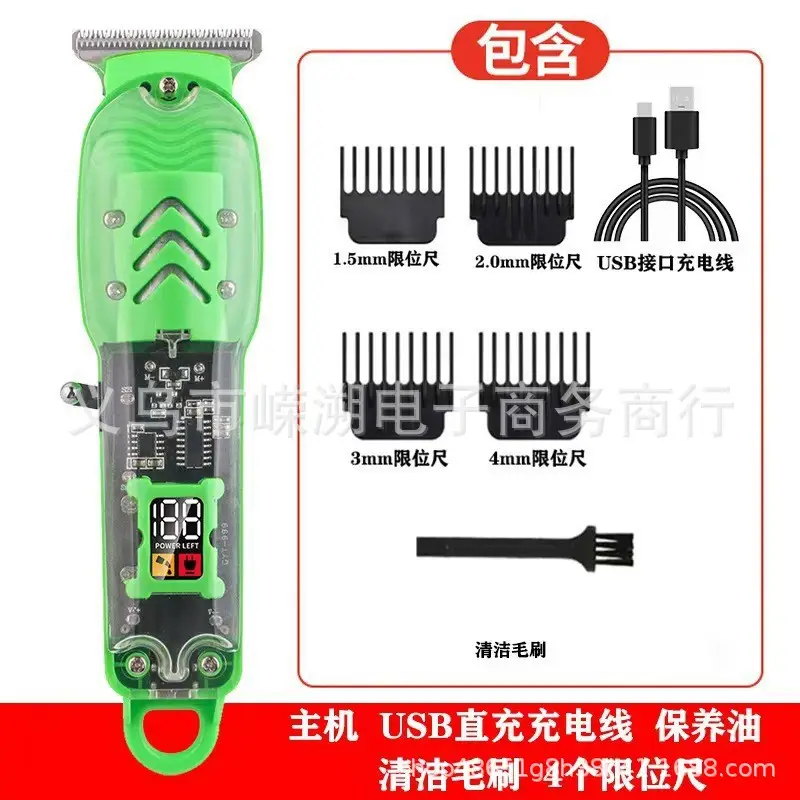 T9 Electric Hair Clipper with 4 Blades & USB Charging - Image 6
