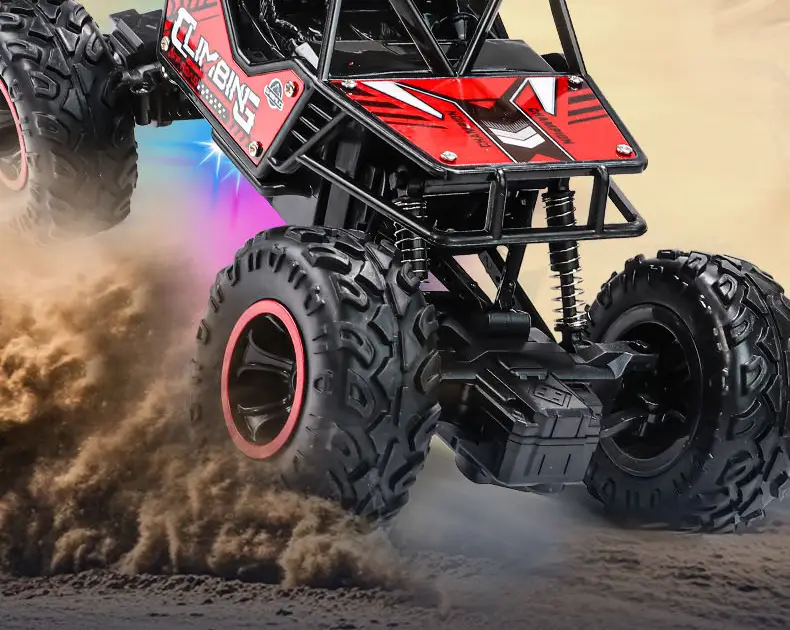 Factory Dropshipping Kidsren's Climbing Off-Road Vehicle Charging Remote Control 2.4g Remote Control Off-Road Toy Boy Racing — feature 2