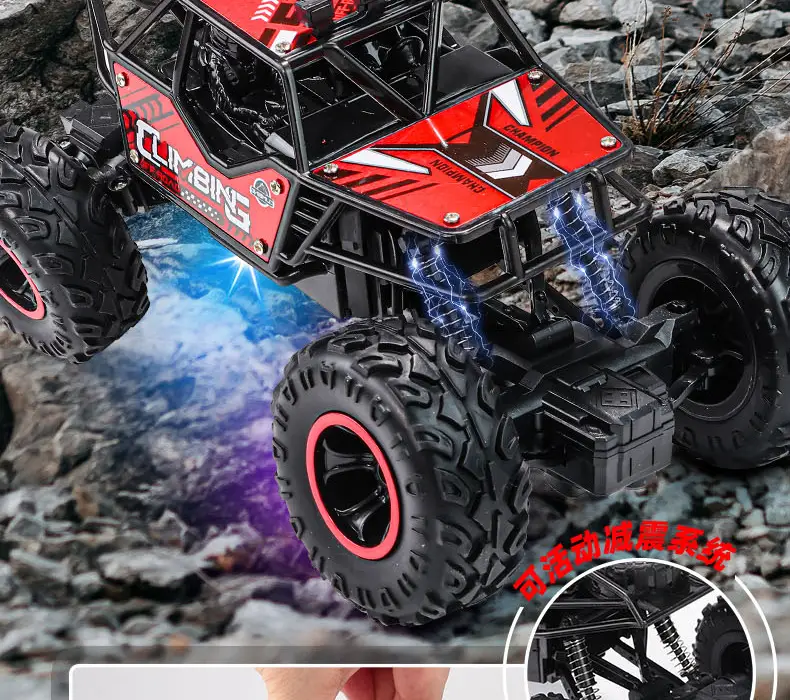 Factory Dropshipping Kidsren's Climbing Off-Road Vehicle Charging Remote Control 2.4g Remote Control Off-Road Toy Boy Racing — feature 9