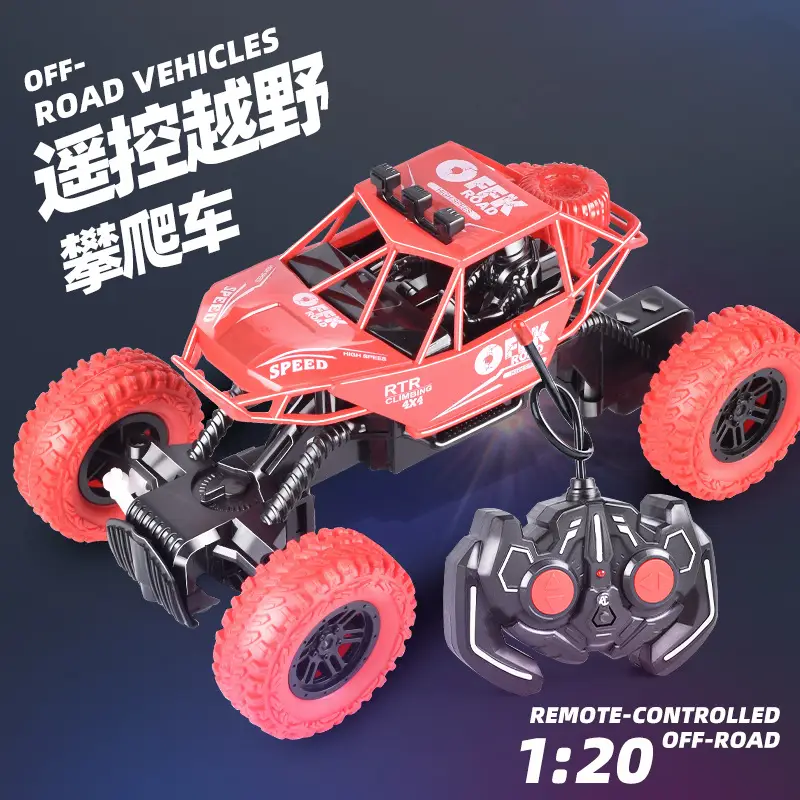 Factory Dropshipping Kidsren's Climbing Off-Road Vehicle Charging Remote Control 2.4g Remote Control Off-Road Toy Boy Racing