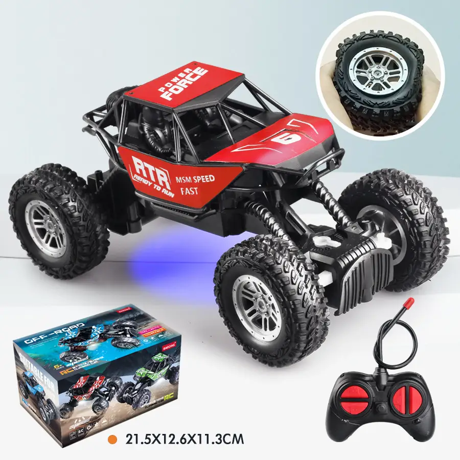 Factory Dropshipping Kidsren's Climbing Off-Road Vehicle Charging Remote Control 2.4g Remote Control Off-Road Toy Boy Racing