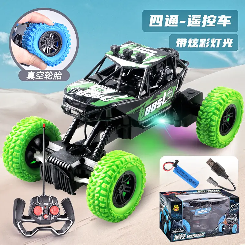 Factory Dropshipping Kidsren's Climbing Off-Road Vehicle Charging Remote Control 2.4g Remote Control Off-Road Toy Boy Racing