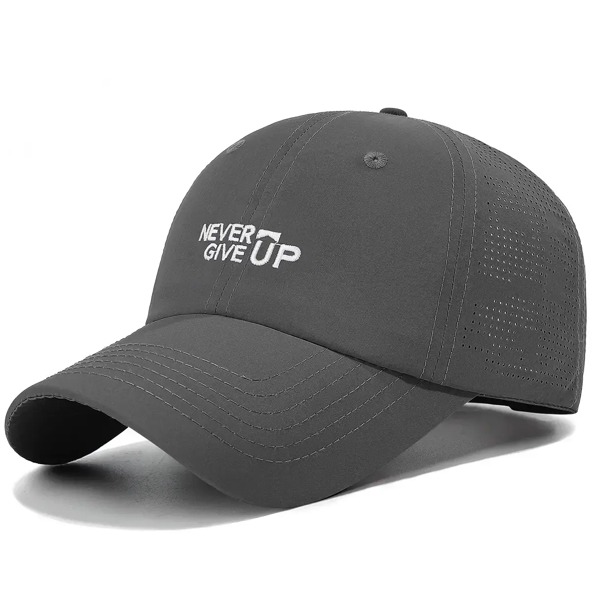 Mist Give Up Olive Green Baseball Cap - Image 3