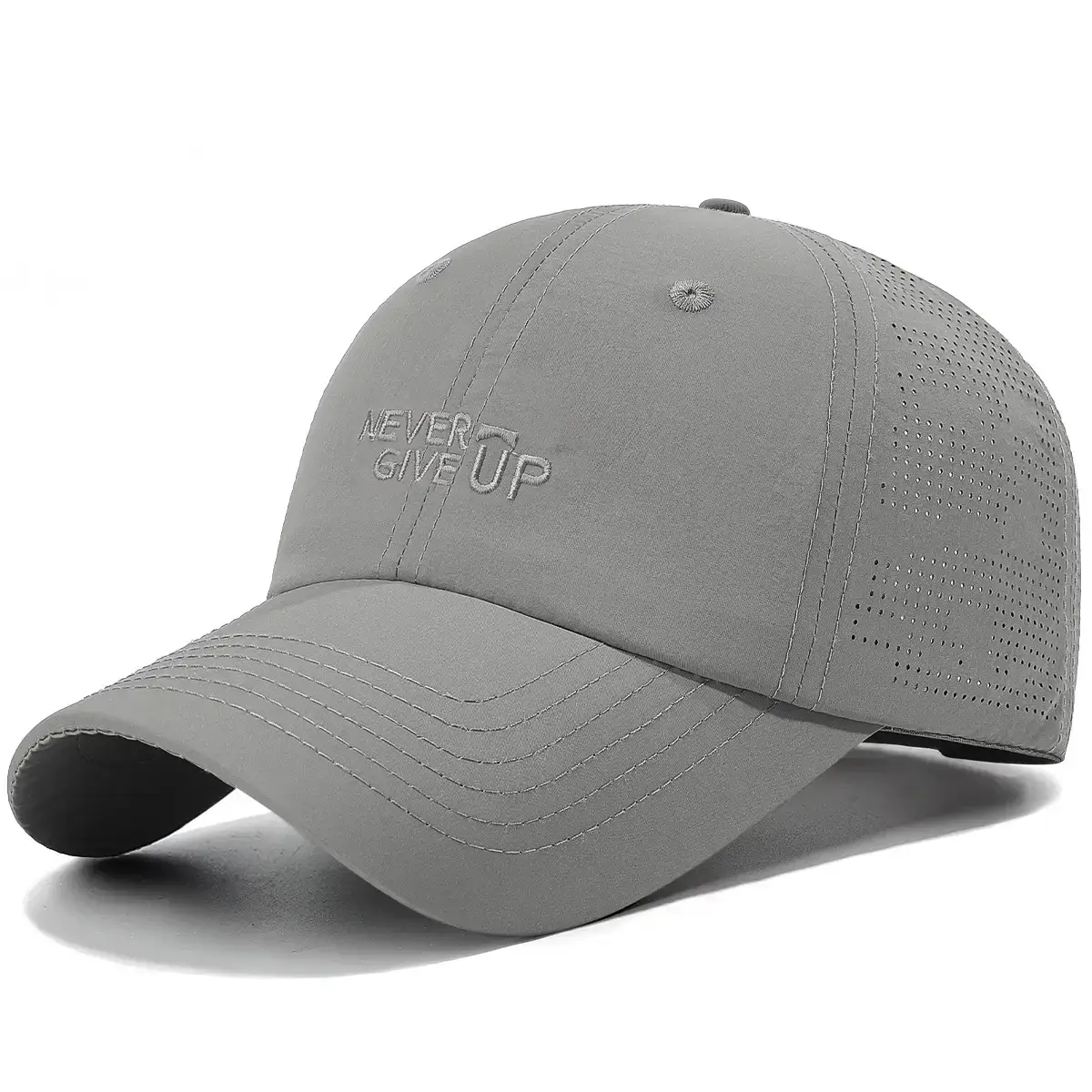 Mist Give Up Olive Green Baseball Cap - Image 6