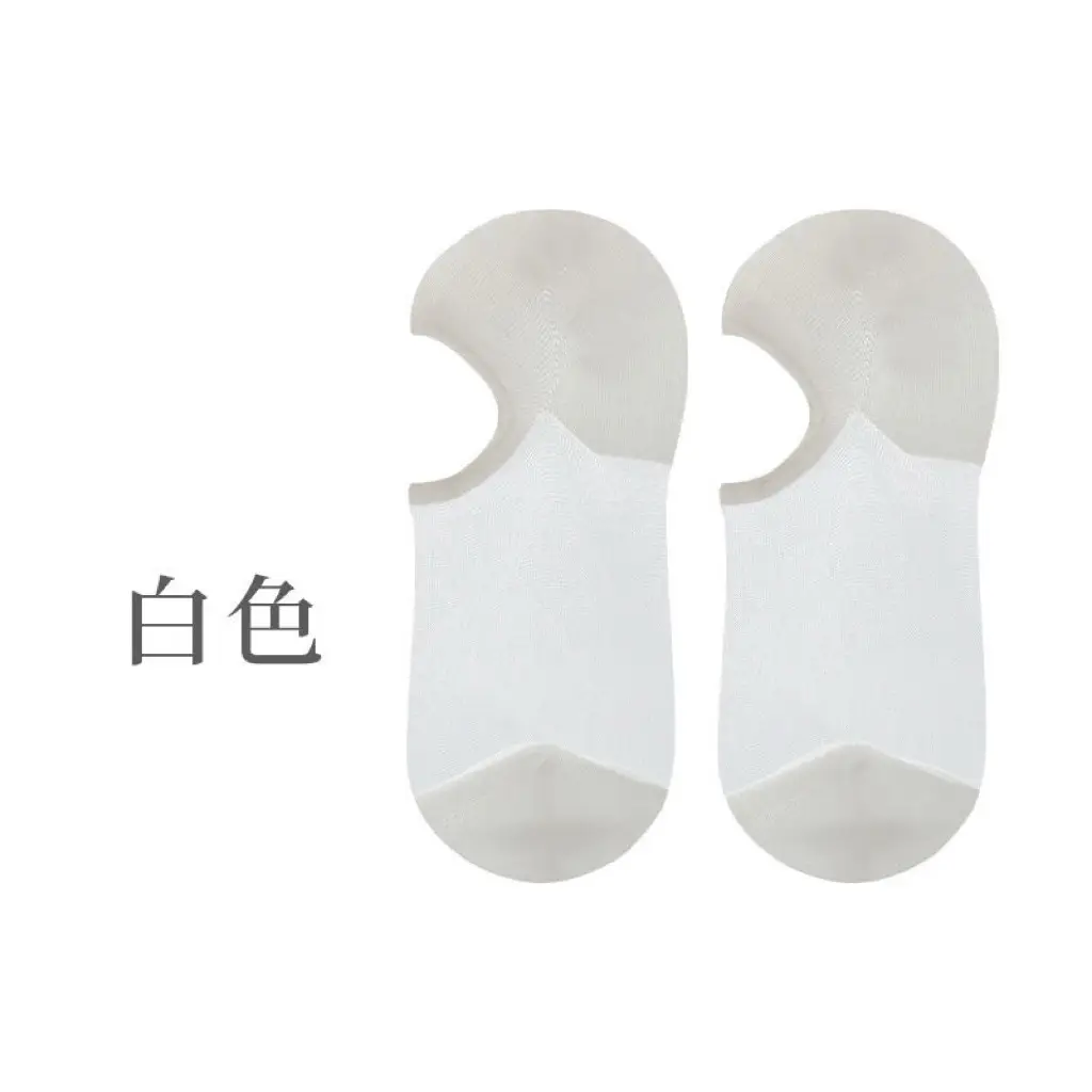 2026 Summer New Style Shallow Mouth Socks for Women, Short Invisible Socks, Glass Silk Transparent Ultra-Thin Women's Socks, Versatile Boat Socks